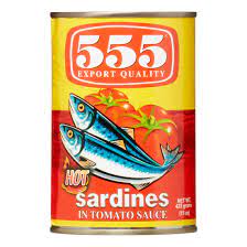 CPG 555 SARDINES IN TS CHILI(L) 48X425GM