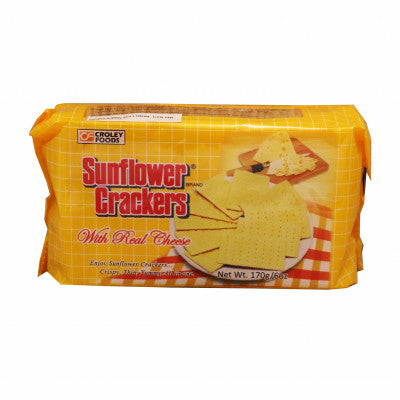 CROLEY SUNFLOWER CRACKER CHEESE (PACK) 42X170GM