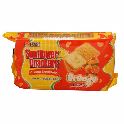 CROLEY SUNFLOWER CRACKER ORANGE (PACK) 42X190GM