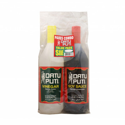 DATU PUTI VALUE PACK (VINEGAR+ SAUCE) 6 X 2 X 1 L