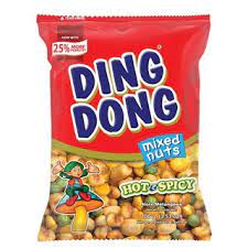 DINGDONG MIX NUTS, SPICY,(RED) 60 X 100 GM
