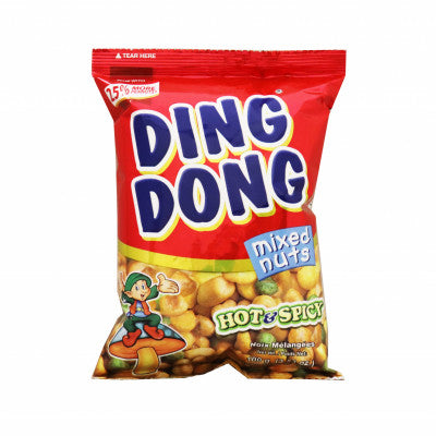 DING DONG HOT & SPICY MIX NUTS 60X100GM