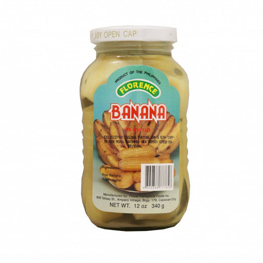 FLORENCE BANANA IN SYRUP(SABA) 24X12OZ