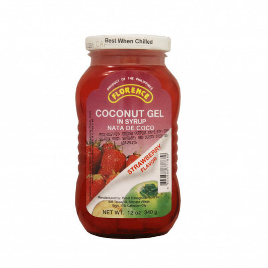 FLORENCE COCONUT GEL STRAWBERRY 24X12OZ