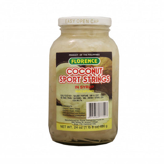 FLORENCE COCONUT SPORT STRINGS (L) 12X24OZ