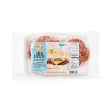 GM CHORI BURGER PATTY, 24 X 12 OZ