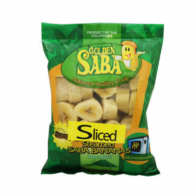GOLDEN SABA FROZEN SLICED BANANA 24x1LB