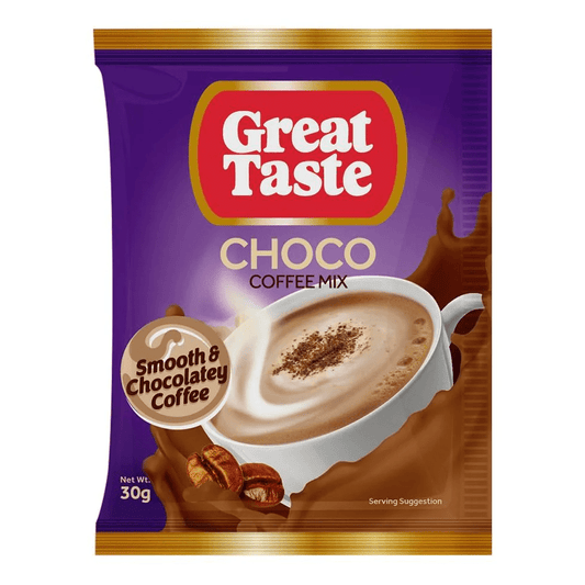 GREAT TASTE CHOCO COFFEE MIX 24X10X30GM
