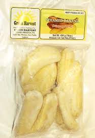GREEN HARVEST STEAMED BANANA, 20 X 16 OZ