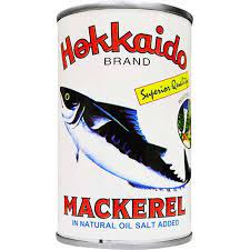 HOKKAIDO MACKEREL IN NATURAL OIL 48 X 425 G