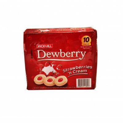 J+J DEWBERRY STRAWBERRY 20X10X33GM
