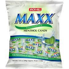 J+J MAXX EUCALYPTUS MENTHOL CANDY 40X50X4GM