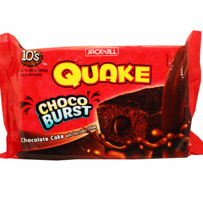 J+J QUAKE BARS CHOCO 14X10X38GM