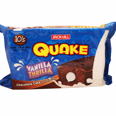 J+J QUAKE BARS VANILLA 14X10X38GM