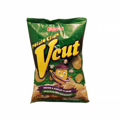 J+J V-CUT ONION & GARLIC 50X65GM