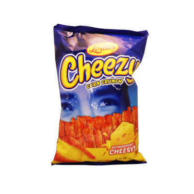 LESLIE CHEEZY CORN CRUNCH CHEESE	20X150GM