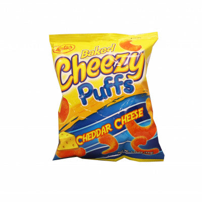 LESLIE CHEEZY PUFF CHEDDAR	40X55GM