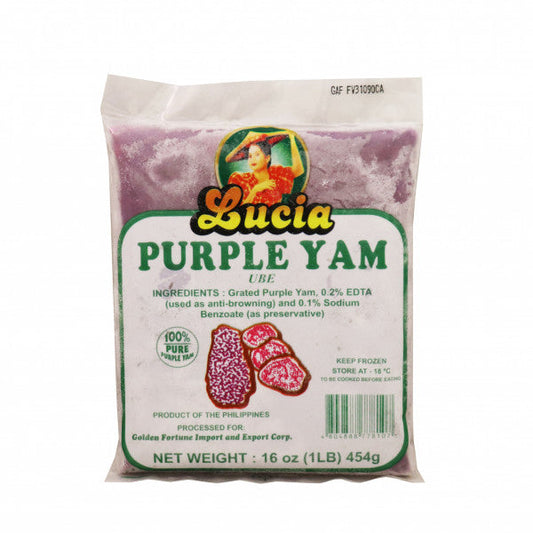 LUCIA GRATED PURPLE YAM (UBE) 30X16OZ
