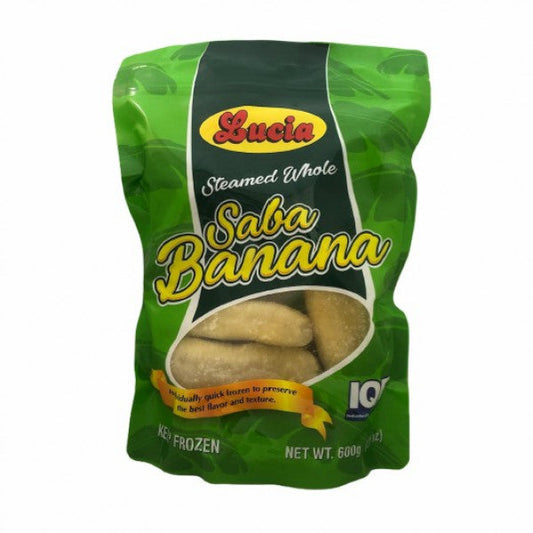 LUCIA IQF STEAMED WHOLE SABA BANANA 20X600GM