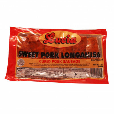 LUCIA SWEET PORK LONGANIZA 20X12OZ