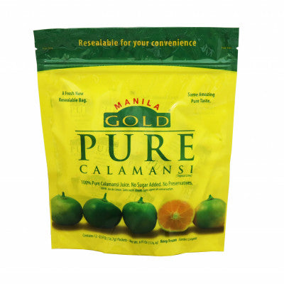 MANILA GOLD PURE CALAMANSI PACKETS 36 X 0.5 OZ
