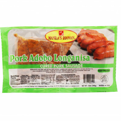 MANILA IHAWAN PORK ADOBO LONGANIZA 20X12OZ