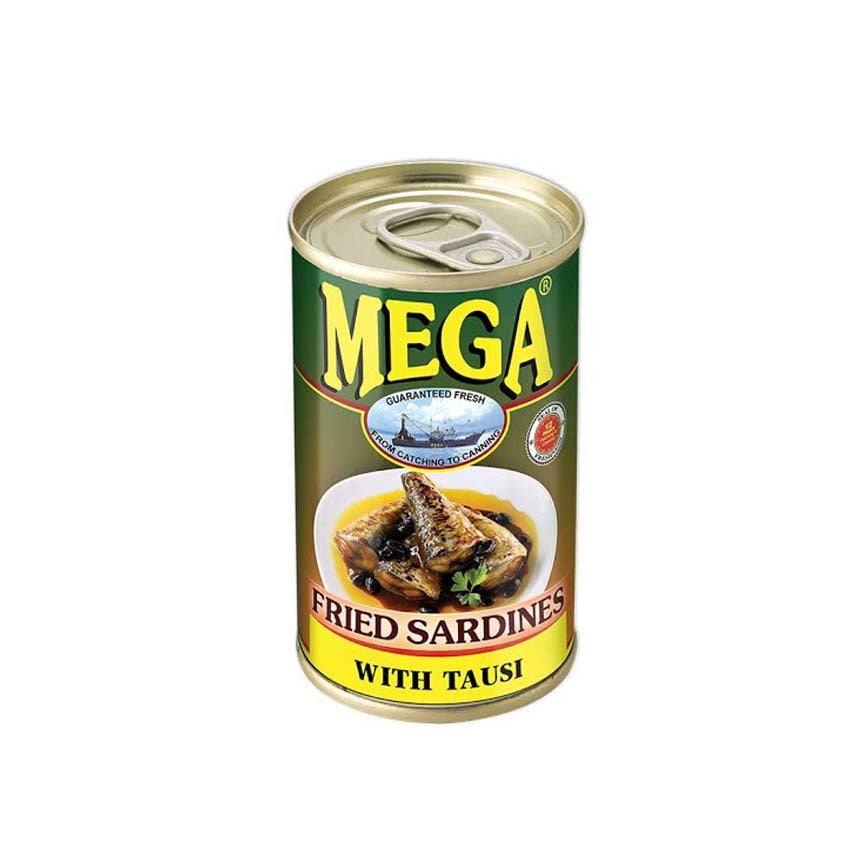MEGA SARDINES FRIED WITH TAUSI 100X155GM