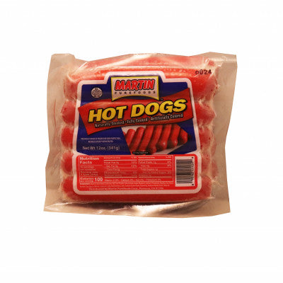 MPFOODS 101R10 HOT DOGS	12X12OZ