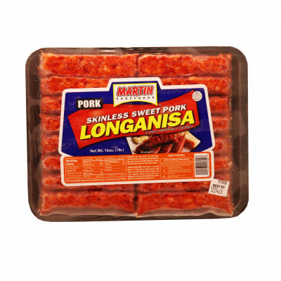 MPFOODS 1802R16 SKINLESS PORK LONGANIZ 12X16OZ