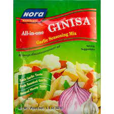 NORA GINISA GARLIC SEASONING MIX, 24 X 40 GM