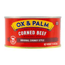 OX & PALM CORNED BEEF CHUNKY 24/11....