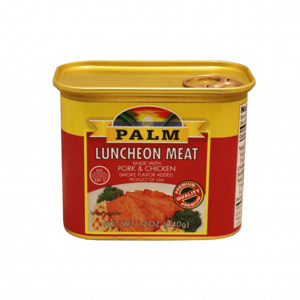 PALM CANNED LUNCHEON MEAT 12X12OZ