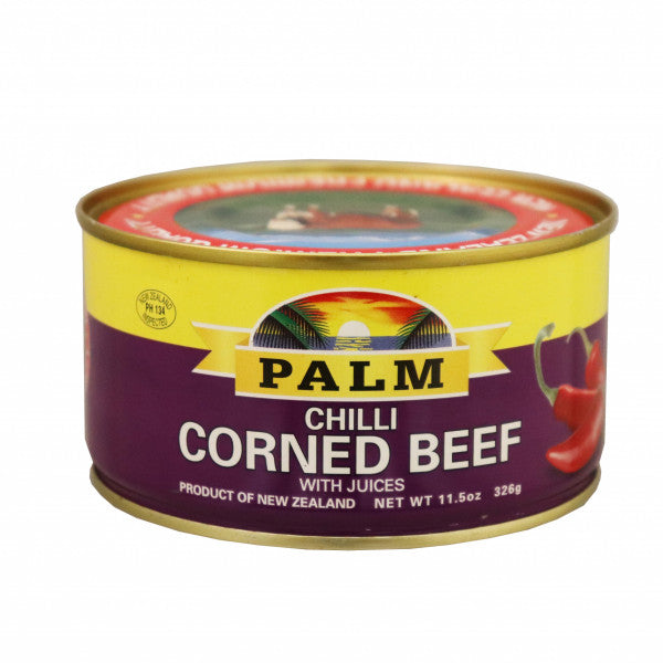 PALM CHILLI CORNED BEEF 24X11.5OZ