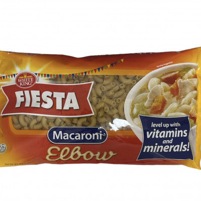 WHITE KING FIESTA ELBOW MACARONI (L) 12X1KG